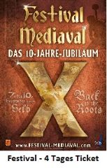 Image for Festival-Mediaval X - 4 Tages Ticket vom 07. - 10.09.2017 - DAS 10-JAHRE-JUBILÄUM