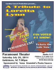 Image for EVENT CANCELLED - A Tribute to Loretta Lynn featuring Teri Fryar presented by Carolina Concert Productions
