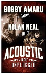 Image for Rock Bottom American Pub presents Bobby Amaru of Saliva and Nolan Neal of Hinder Acoustic