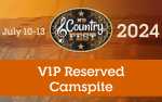 Image for NEW for 2024! RESERVED VIP Campsite!