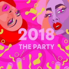 Image for Flip Phone presents 2018: THE PARTY w/ RAJA and RAVEN (RuPaul’s Drag Race) & JULIA STARR, TYGRA SLARII, & MAGIC DYKE