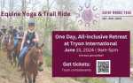 Image for Equine Yoga + Trail Ride at TIEC w/ Cathy Woods