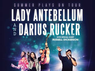 Image for LADY ANTEBELLUM & DARIUS RUCKER: SUMMER PLAYS ON TOUR wsg Russell Dickerson - Sunday, September 2, 2018 (OUTDOORS)