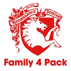 *2023 Renaissance Festival Family 4 Pack