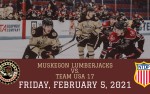 Image for Muskegon Lumberjacks vs Team USA U17 - 2/5/21