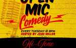 Image for Open Mic Comedy Night: hosted by John Miller [Big Room-Upstairs]