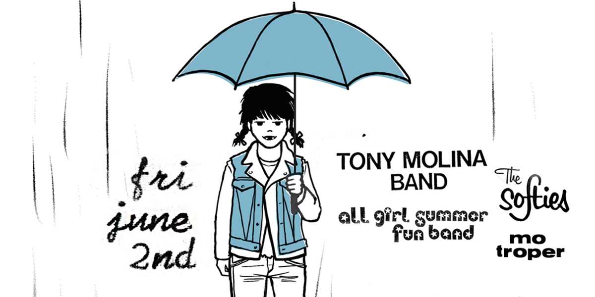 Show poster for “Tony Molina / The Softies”