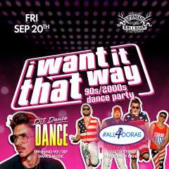 Image for I Want It That Way: 90s/2000s Dance Party, 21+