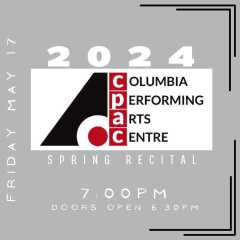 CPAC Spring Recital, Friday May 17, 7:00pm