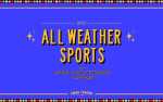All Weather Sports * Unsolicited Feedback * CD PROM