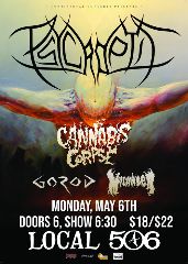 Image for Psycroptic, with Cannabis Corpse, Gorod, Micawber, Outliar