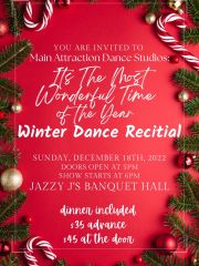 Image for "It's The Most Wonderful Time Of The Year"! DINNER RECITAL