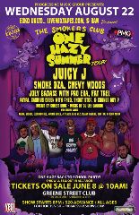 Image for The Smokers Club Tour featuring Juicy J w/ Smoke Dza, Chip The Ripper, Fat Trel & more