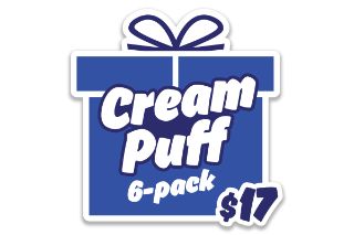 Image for Cream Puff 6-Pack Voucher 2020