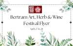 Bertram Art, Herb and Wine Festival Flyer