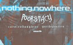 Image for NOTHING, NOWHERE / POORSTACY CAROLESDAUGHTER / GUCCIHIGHWATERS / SNARLS