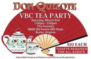 Virginia Ballet Company- Don Quixote Tea Party