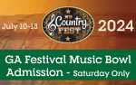 GA Festival Music Bowl Admission - Saturday Only