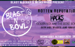 Image for Blast N Bowl w/ Rotten Reputation, The Hacks, S.W.A.G., & Golden Boi and the Secret Softies - Live at 100 Nickel (Broomfield)