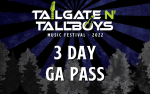 Image for                 Tailgate N' Tallboys 2022: 3 Day GA Pass