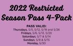 Image for LA County Fair - Season Pass 4 Pack Restricted