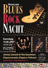 Image for Blues & Rocknacht 2017 im Hefehof/Hameln mit Jimmy Cornett & the Deadman, Claptonmania &  Special Guest