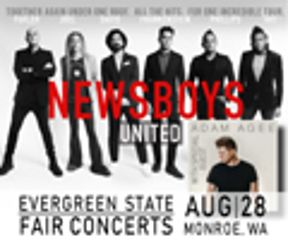 Image for NEWSBOYS with special guest Adam Agee Wednesday 8-28-19 at the Evergreen State Fair