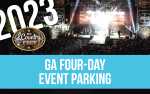 GA Four-Day Event Parking