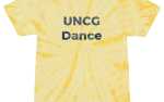 UNCG Dance Yellow Tie Dye Tee