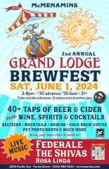 2nd Annual Grand Lodge Brewfest, 21 & Over