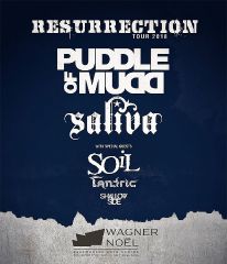 Image for RESURRECTION TOUR 2018: PUDDLE OF MUDD AND SALIVA