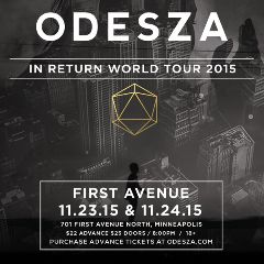 Image for ODESZA with special guests HAYDEN JAMES and BIG WILD: Tues 11/24