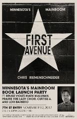 Image for FIRST AVENUE: MINNESOTA’S MAINROOM BOOK LAUNCH PARTY ft Bruise Violet, Mark Mallman, Prairie Fire Lady Choir, Curtiss A & more