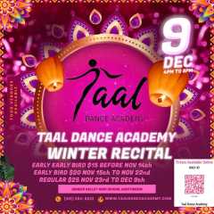 Taal Dance Academy Winter Recital