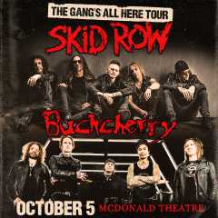 Image for The Gang's All Here Tour with Skid Row and Buckcherry