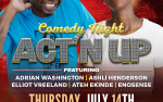 Image for Act'n Up Comedy Show with Adrian Washington and Ashli Henderson