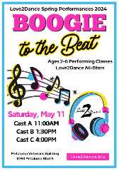 Image for Cast C: Love2Dance Spring Performance "Boogie To The Beat"