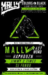 Image for THE COLORS OF BLACK Album Release Party featuring MaLLy and LAST WORD