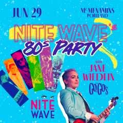 Image for Nite Wave’s 80s Party w/ Jane Wiedlin of The Go-Go’s, 21+