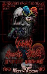 Image for Gourmand "Blossoming From The Grave Album Release Party" / Garoted / Introvert Proversions / Devourist / Orphans Of Doom