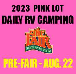 Pink Lot - Pink Dry Daily Camping - Pre Fair 8/20/24