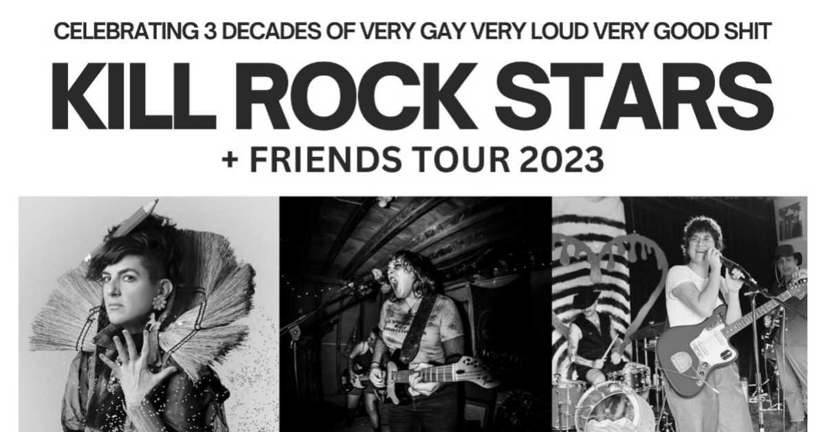 Show poster for “Kill Rock Stars + Friends”