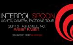 Image for Interpol + Spoon: Lights, Camera, Factions Tour