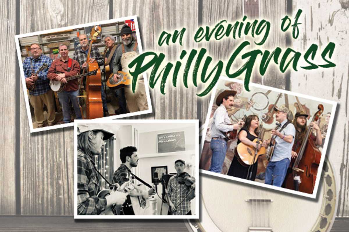 An Evening of PhillyGrass starring Jersey Corn Pickers, The Cheddar Boys & Red Tailed Rounders