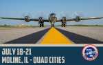 Moline, IL; July 20 at 9 a.m. B-29 Doc Flight Experience