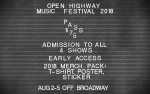 Image for Open Highway Music Festival Pass 2018