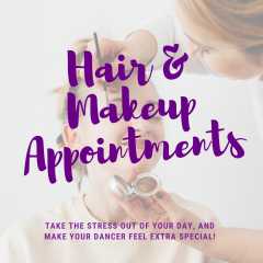 Hair and Make Up Appointments