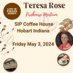 Image for Teresa Rose Firehouse Medium at Sip Coffee House-Hobart Indiana