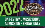 Image for GA Festival Music Bowl Admission - Friday Only