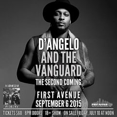 Image for D’ANGELO AND THE VANGUARD - The Second Coming with special guest LP MUSIC